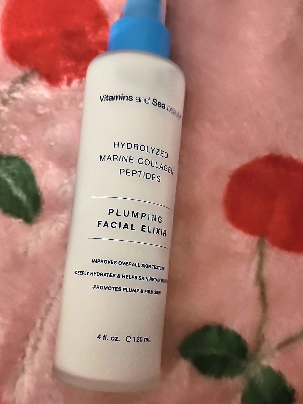 Vitamins & Sea Beauty Hydrolyzed Marine Collagen Peptides Plumping Facial Elixir